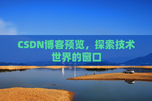 CSDN博客预览，探索技术世界的窗口